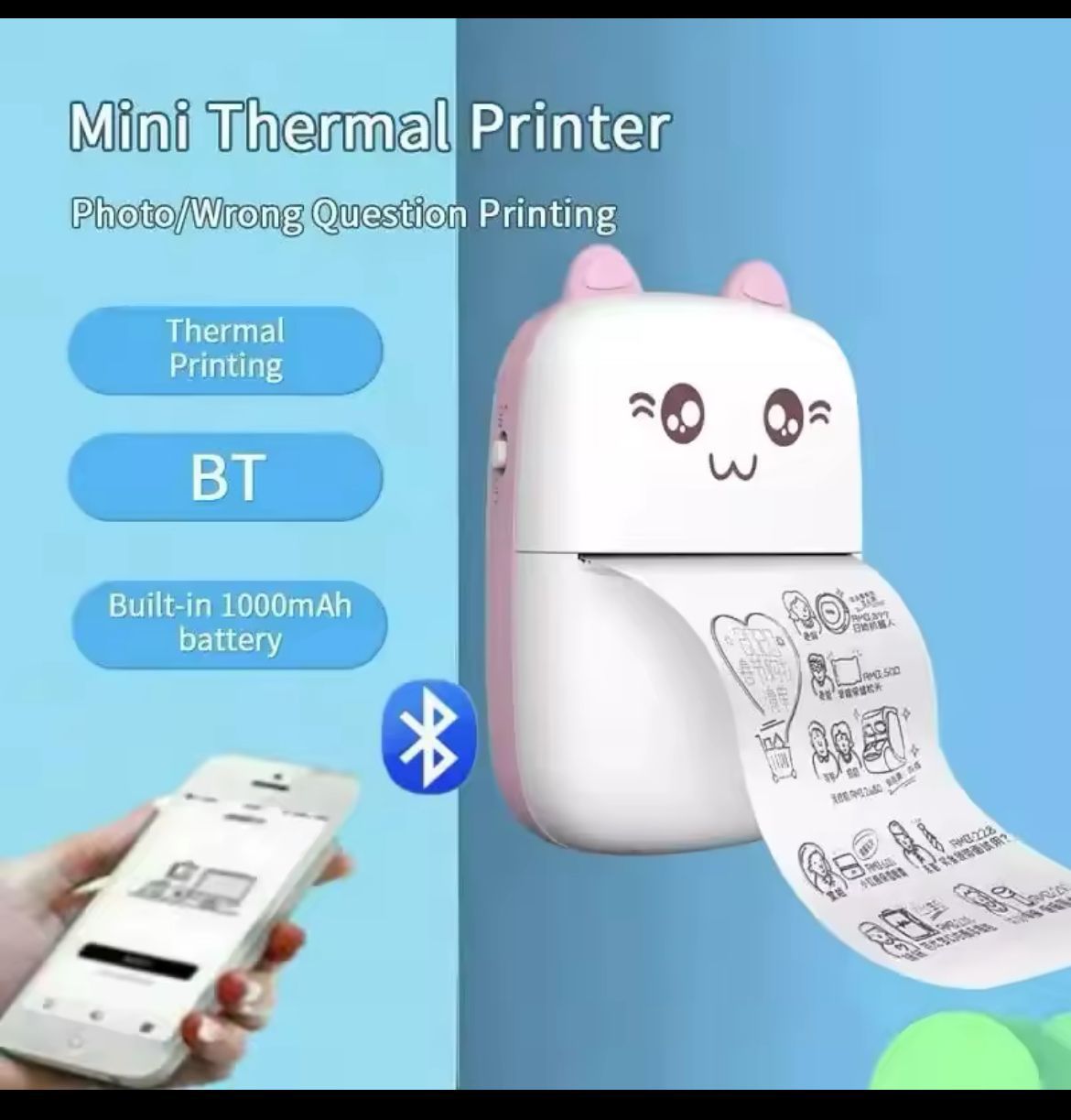 Mini Impresora Térmica Portátil